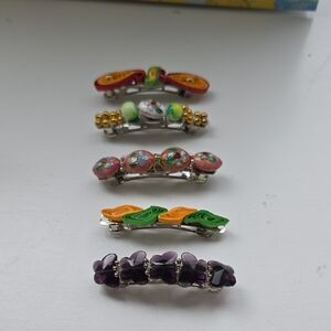 Handmade Colorful Hair Clip Set